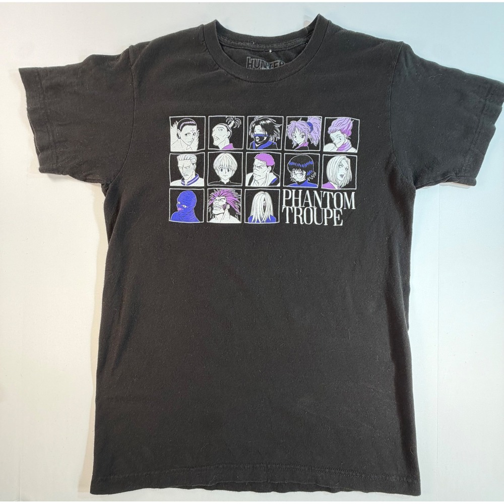 Hunter x Hunter Phantom Troupe Graphic T-Shirt Black Small Anime Hisoka Chrollo